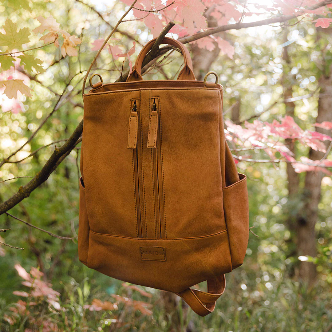 The Compass Satchel, Tan - Image 5