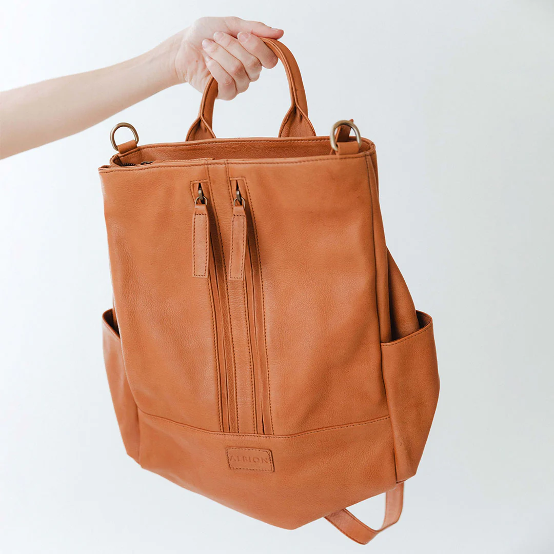 The Compass Satchel, Tan - Image 6