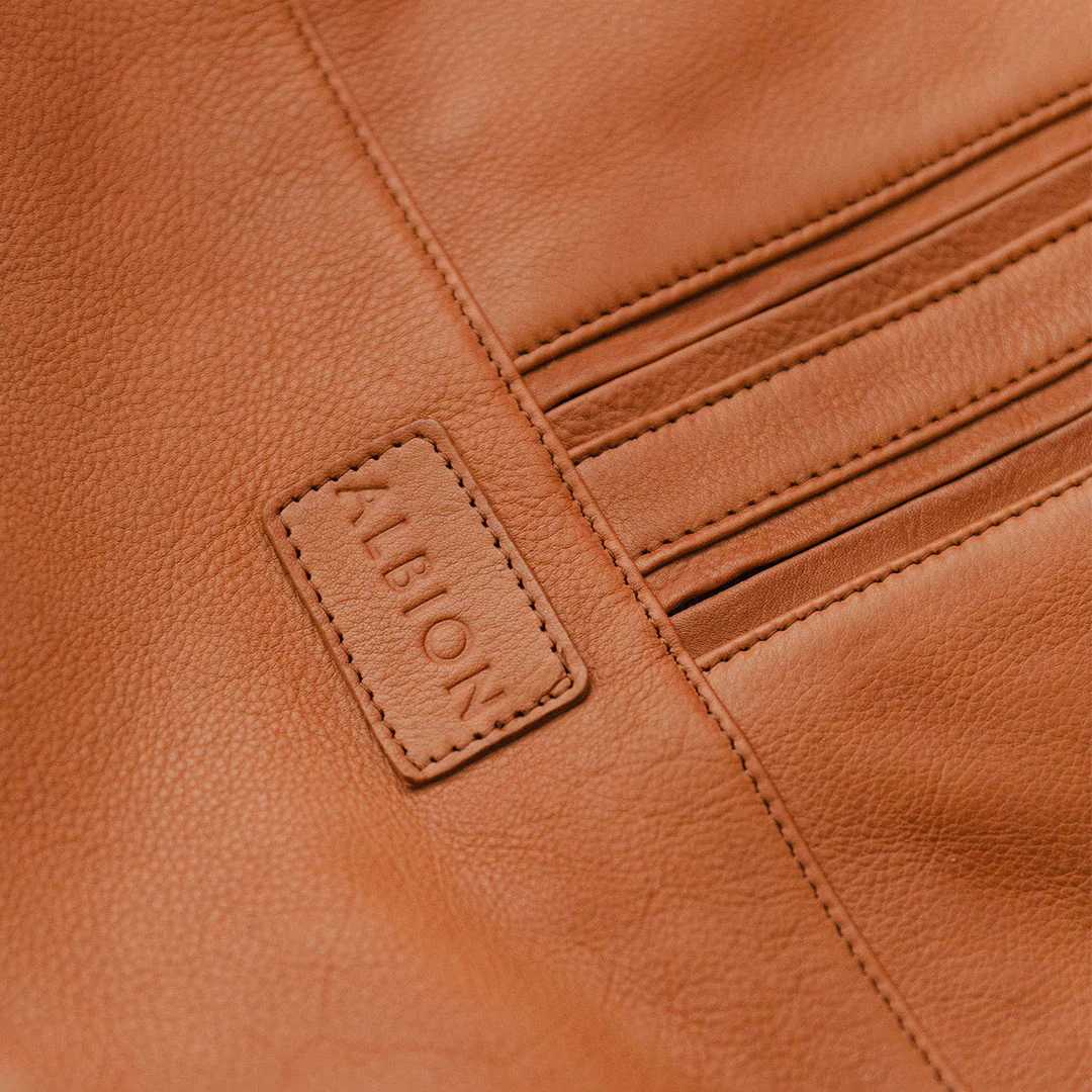 The Compass Satchel, Tan - Image 7