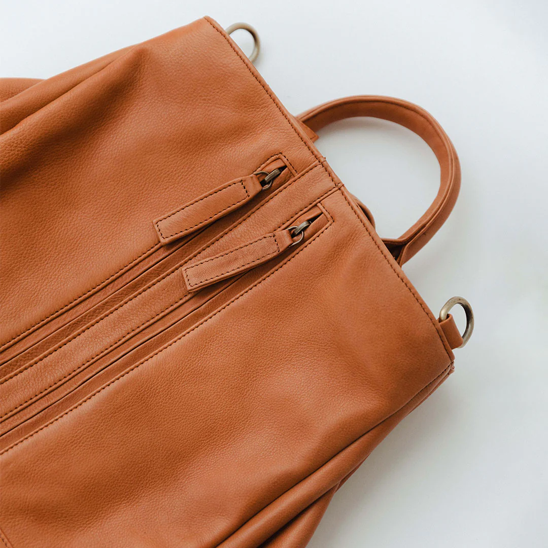 The Compass Satchel, Tan - Image 9