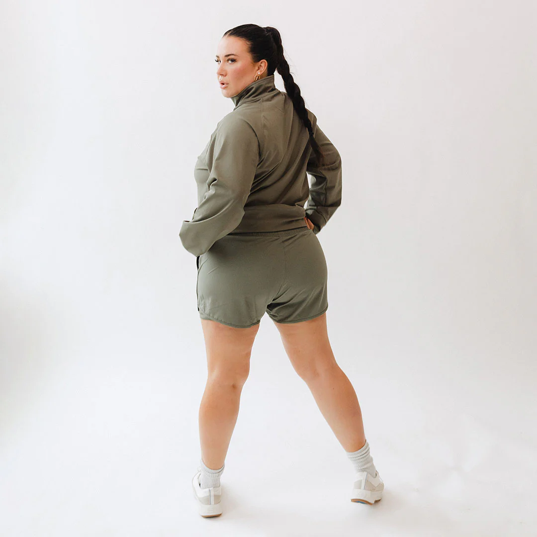 The Gotta Run 1/4 Zip, Olive - Image 11