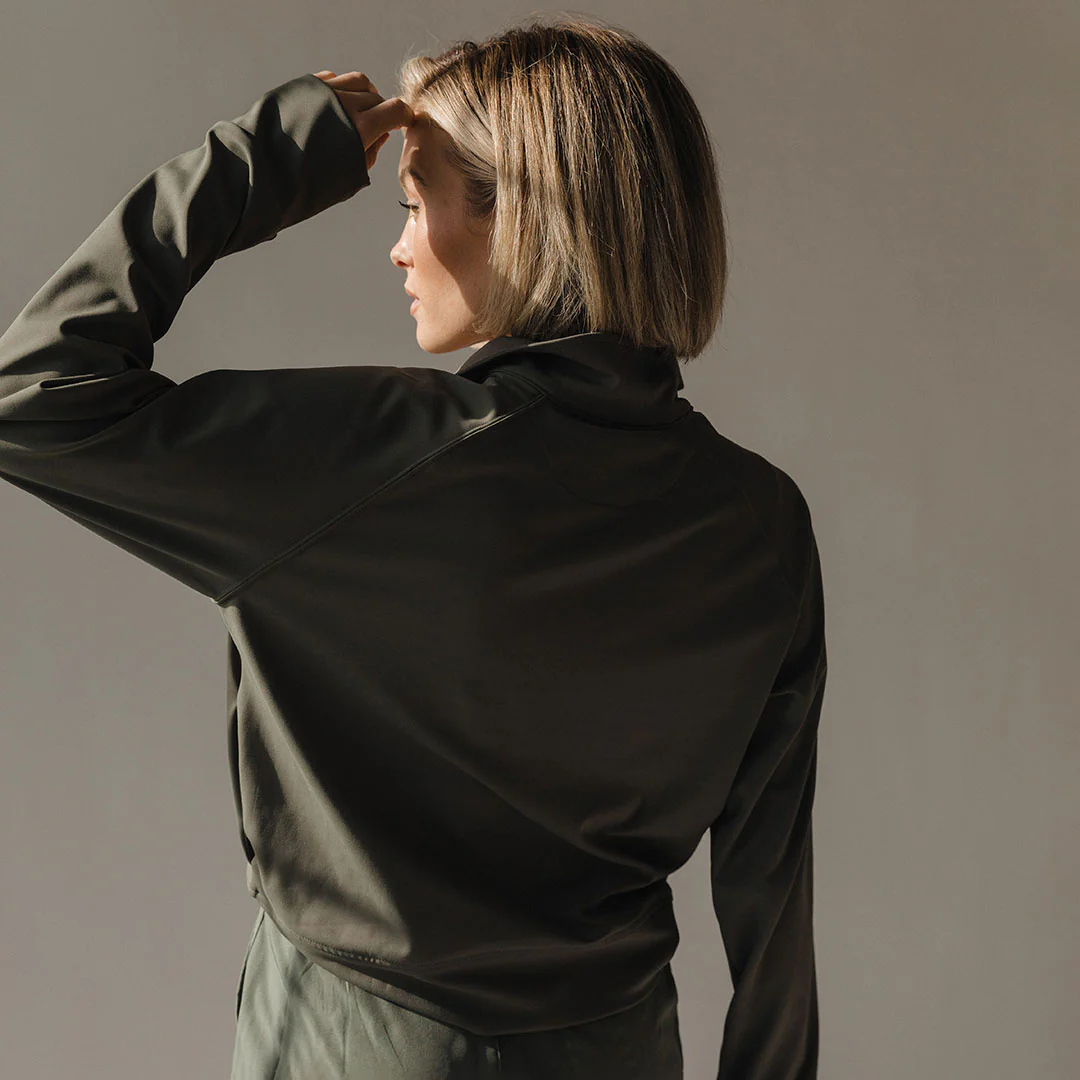 The Gotta Run 1/4 Zip, Olive - Image 9