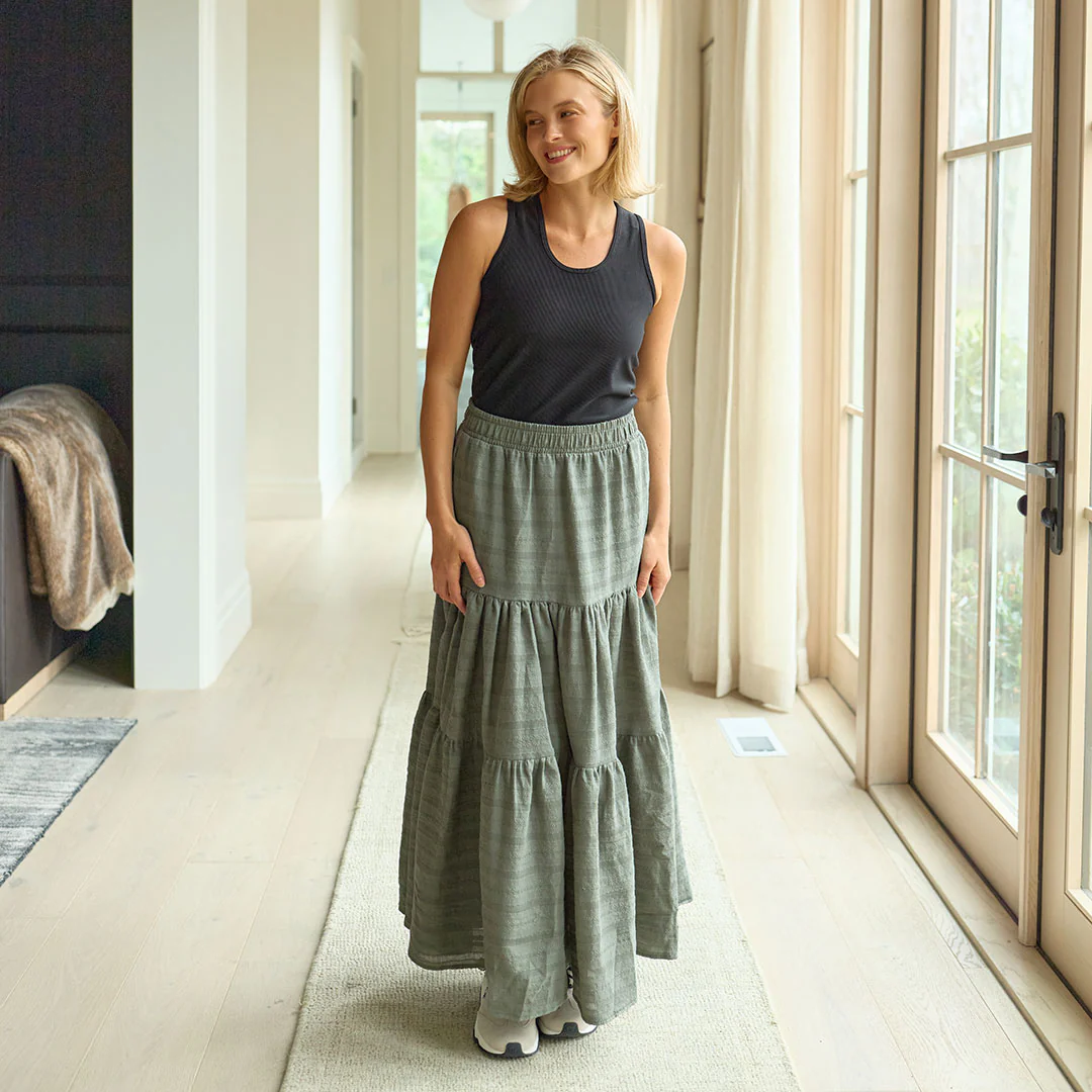 The Penny Skirt, Sage - Image 6