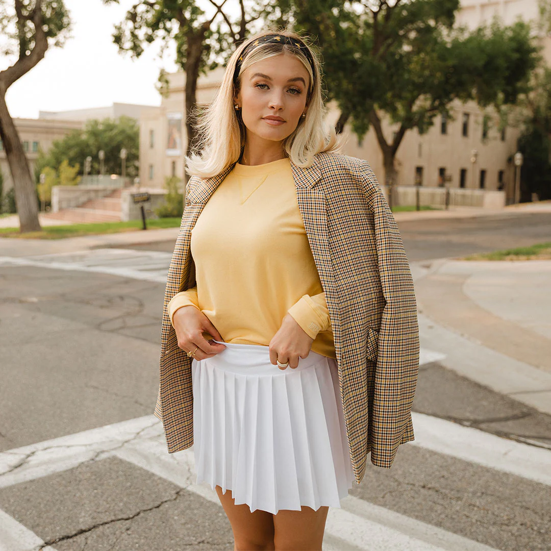 Tie Breaker, White Tennis Skirt - Image 10