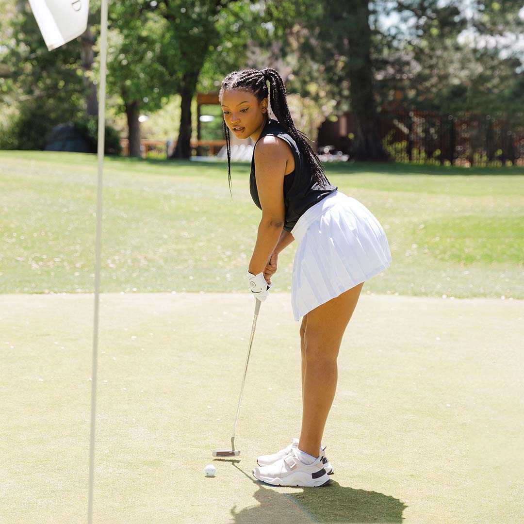 Tie Breaker, White Tennis Skirt - Image 7