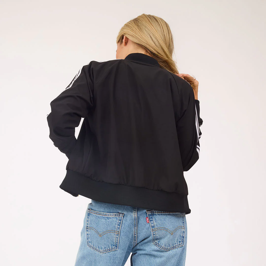 Track Bomber, Black and White Stripe - Image 6
