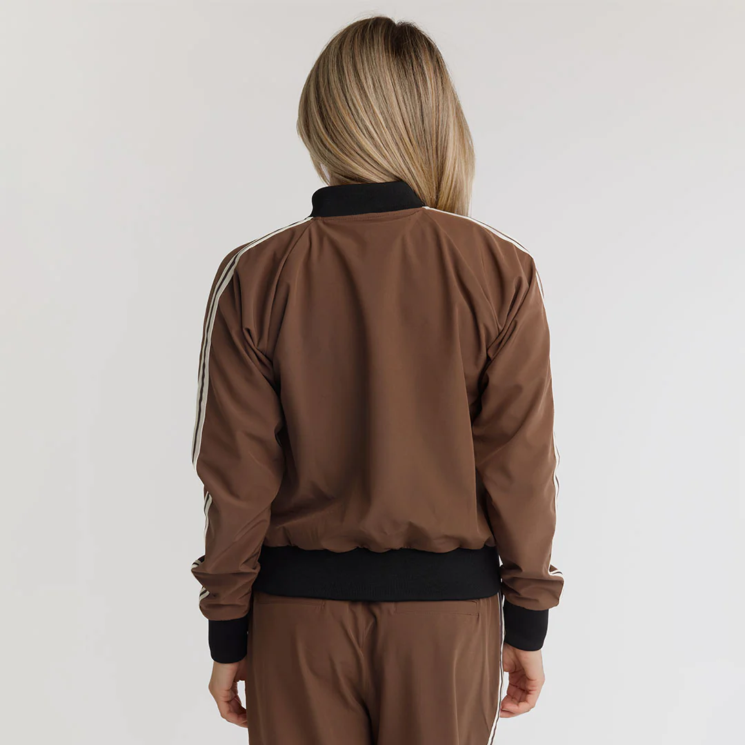 Track Bomber, Coffee and Sugar Stripe - Image 5