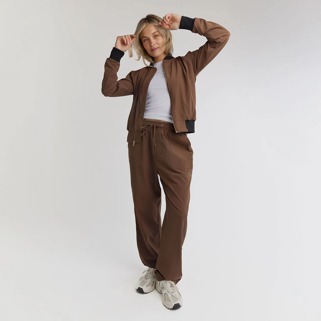 Track Bomber, Coffee and Sugar Stripe - Image 6