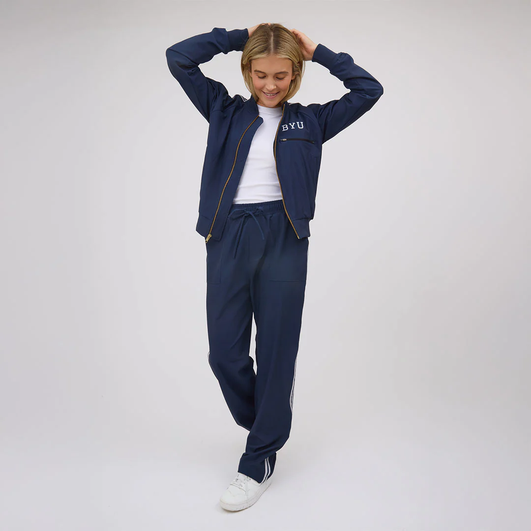 Track Pants, Navy - Image 3