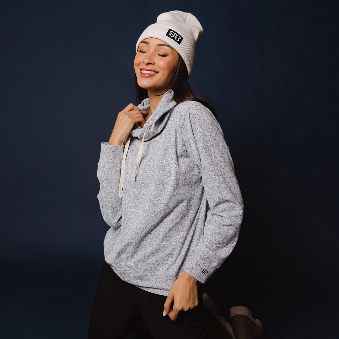 Travel Hoodie, Heather Grey - Image 6