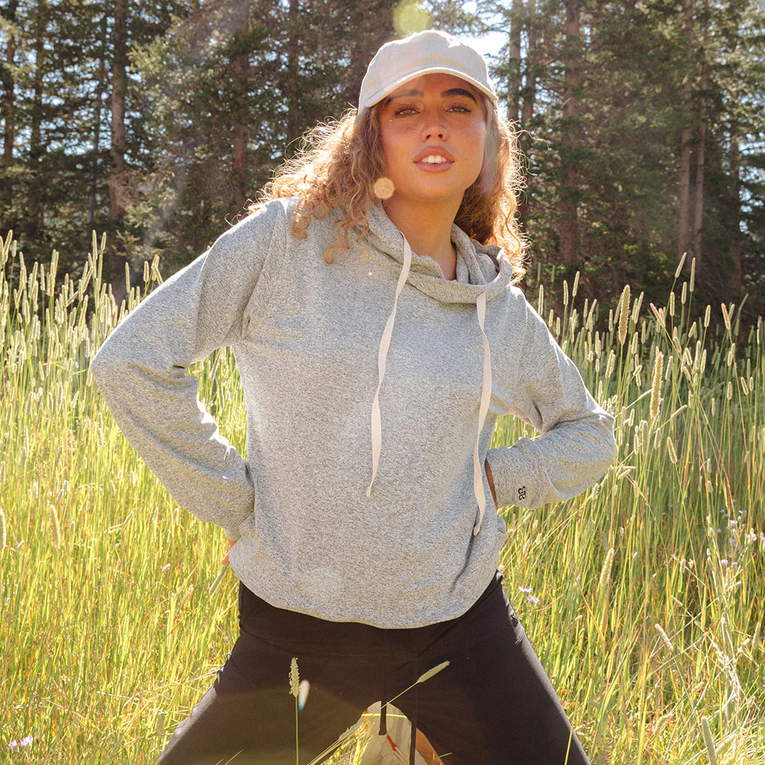 Travel Hoodie, Heather Grey - Image 8