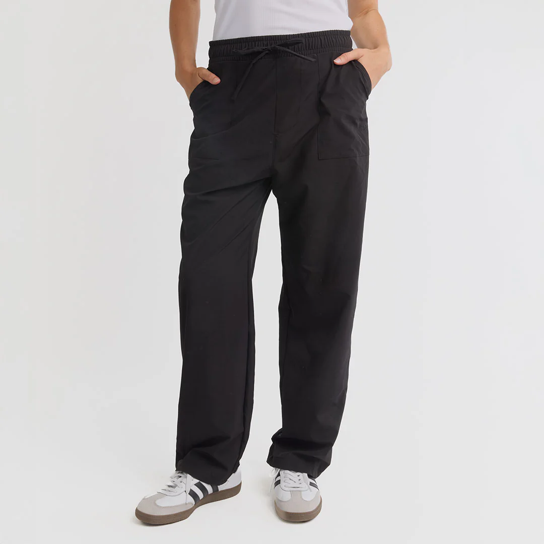 Trouser Track Pants, Black and White Stripe - Image 5