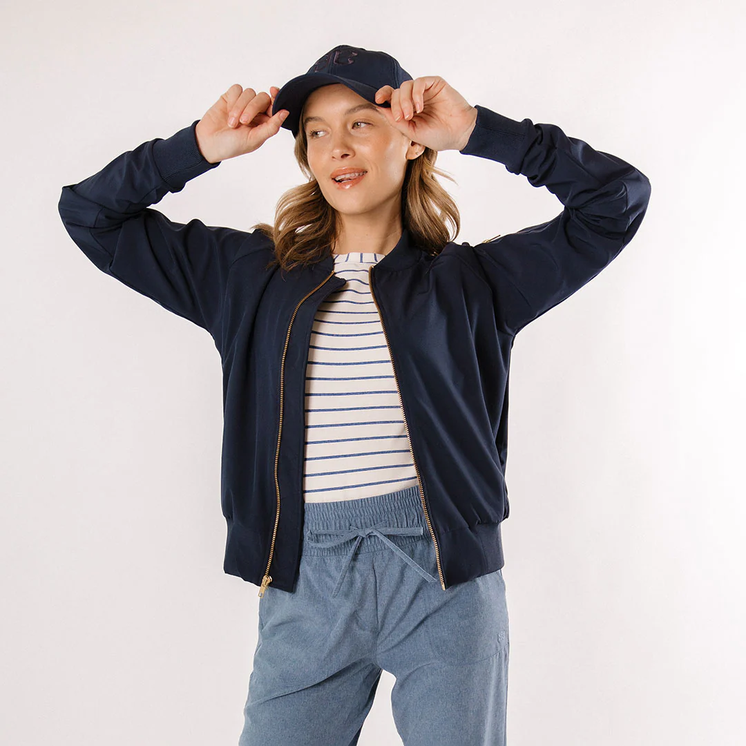True Blue Bomber Jacket - Image 4