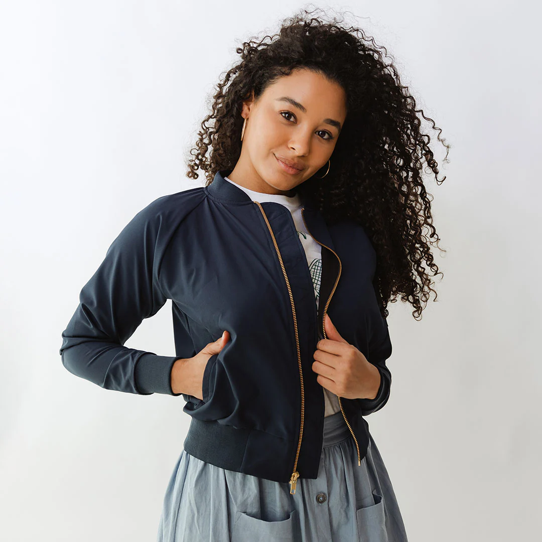 True Blue Bomber Jacket - Image 8