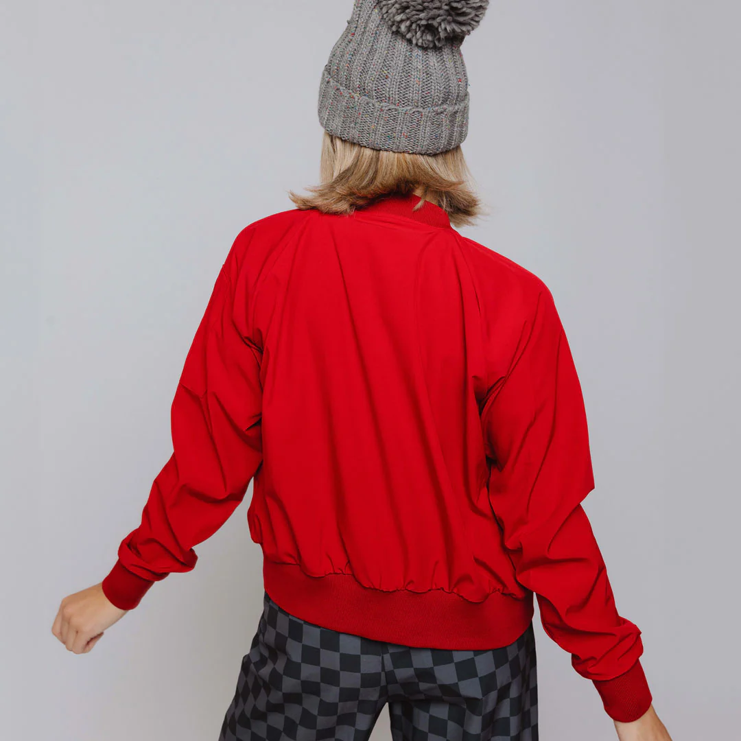 Utah Bomber Jacket, Crimson - Image 6