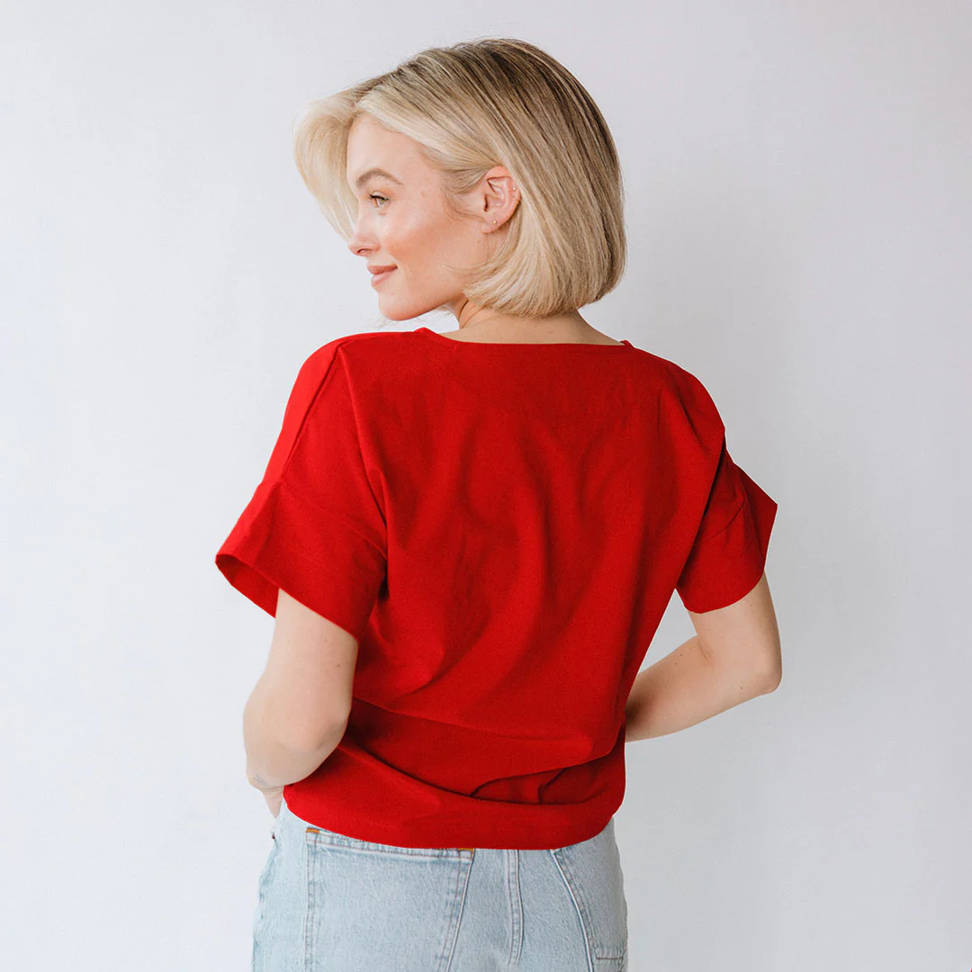 Utah Boss Tee, Crimson - Image 2