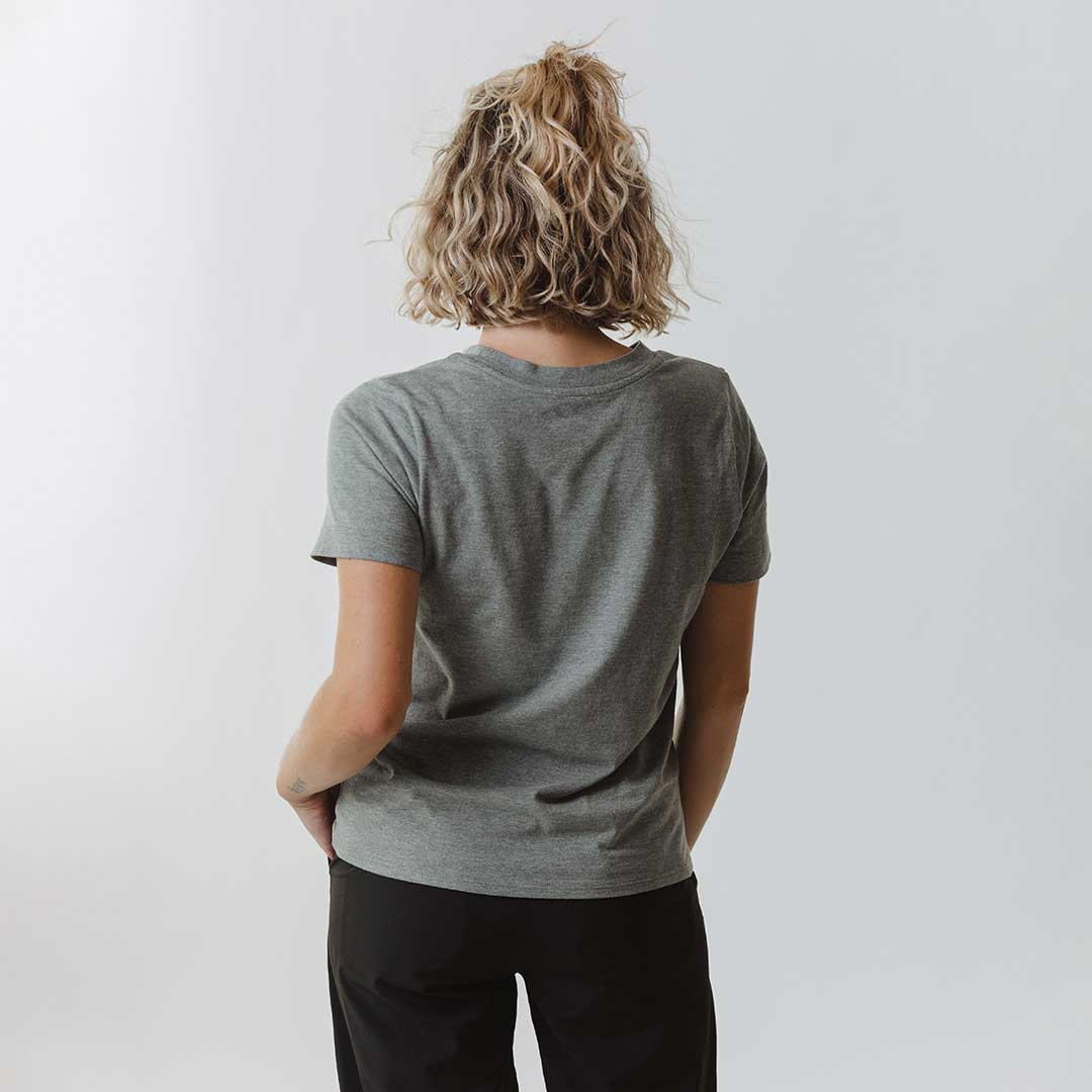 Utah Boyfriend Tee, Grey Till I Die - Image 4