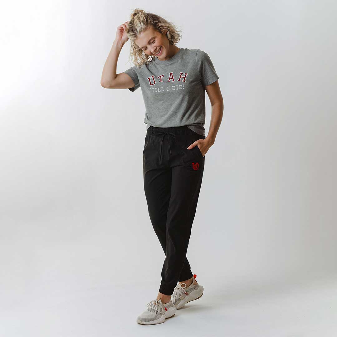 Utah Boyfriend Tee, Grey Till I Die - Image 6