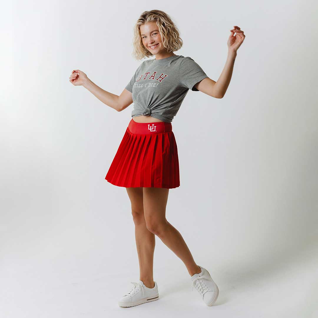 Utah Boyfriend Tee, Grey Till I Die - Image 9