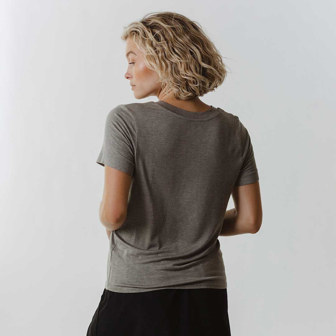 Utah Boyfriend Tee, Grey U of U - Image 3