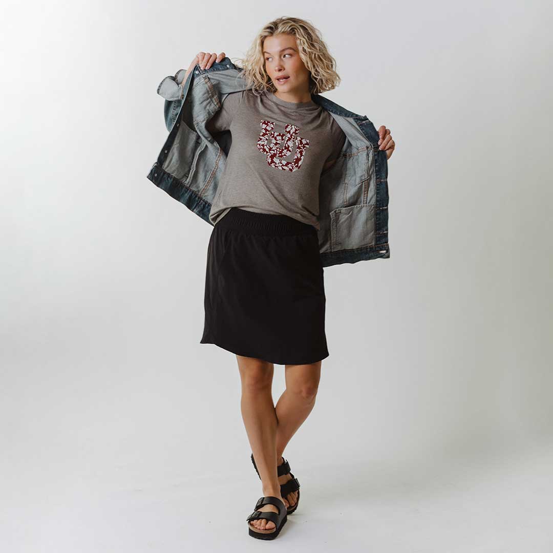 Utah Boyfriend Tee, Grey U of U - Image 5