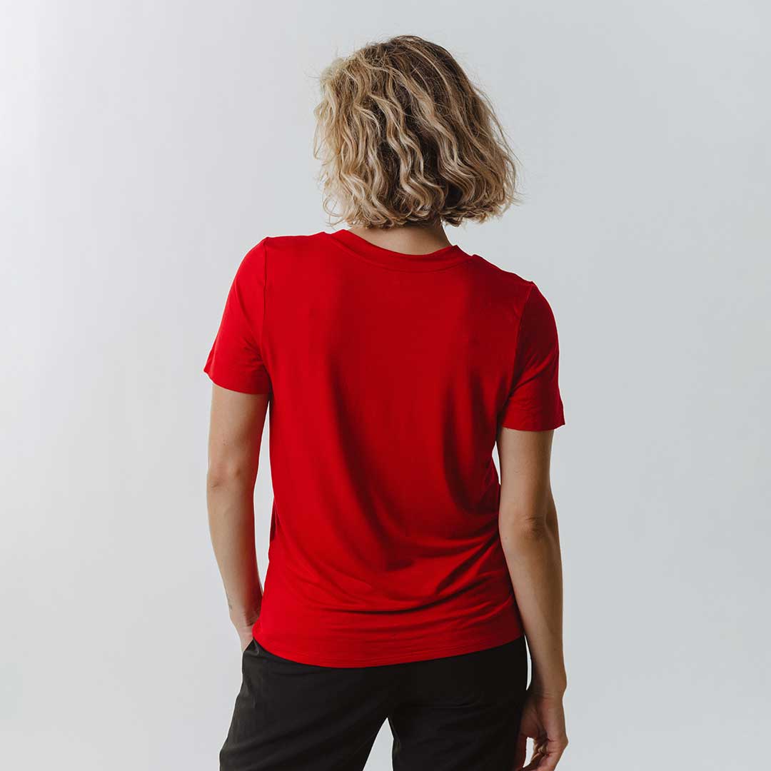 Utah Boyfriend Tee, Red University - Image 5
