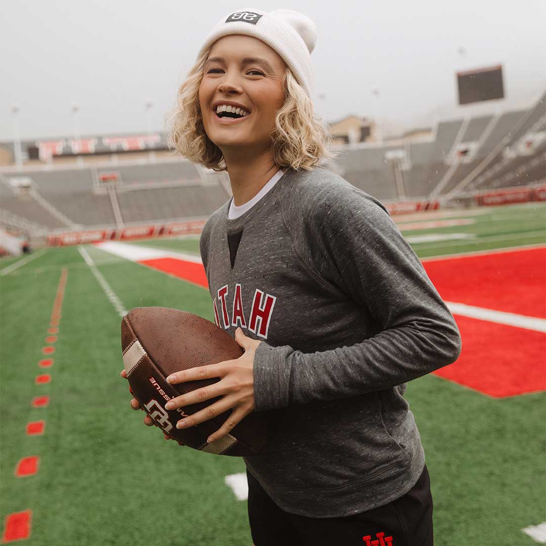 Utah Campus Crew, Heather Grey - Image 4