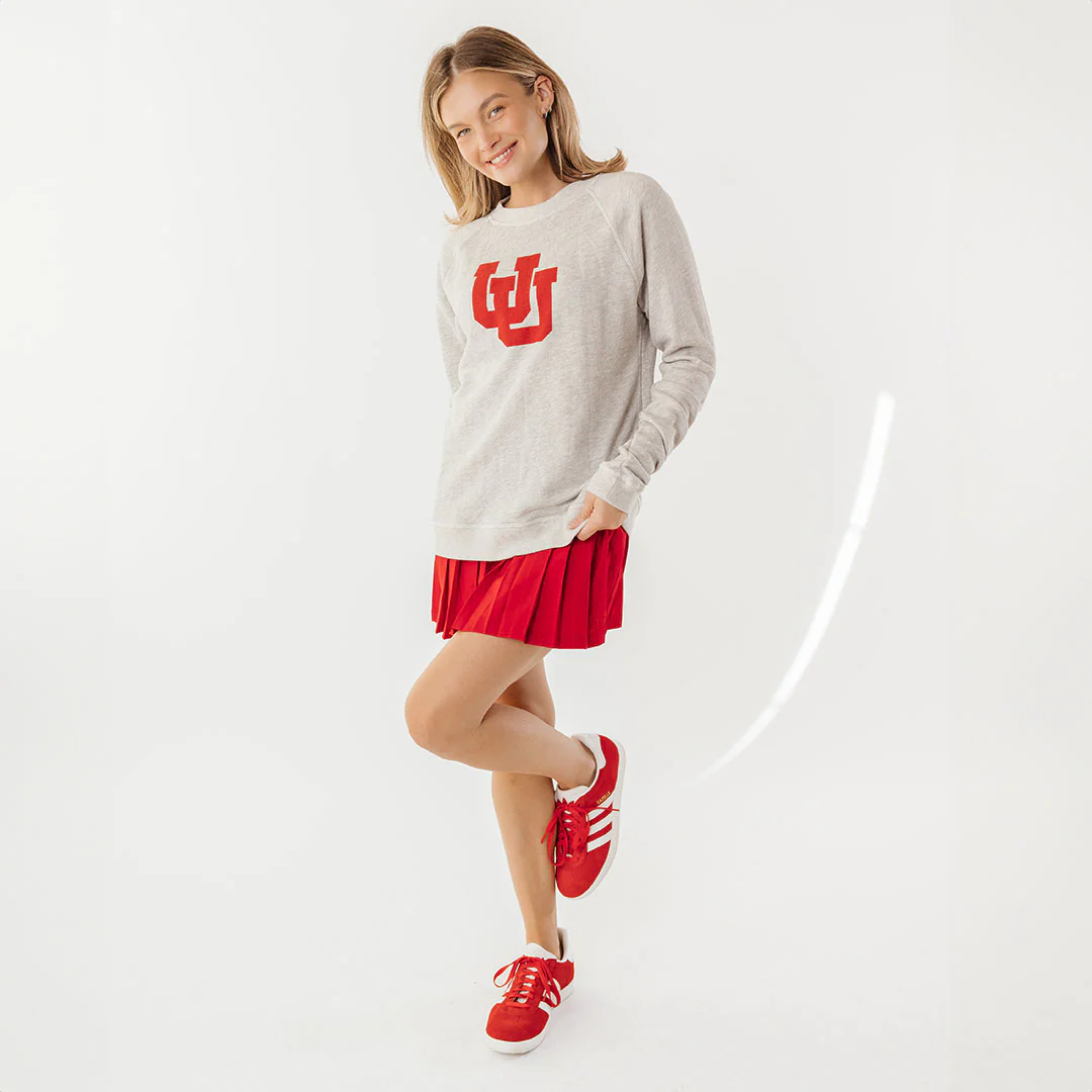 Utah Campus Crew, Heather Grey UU - Image 2