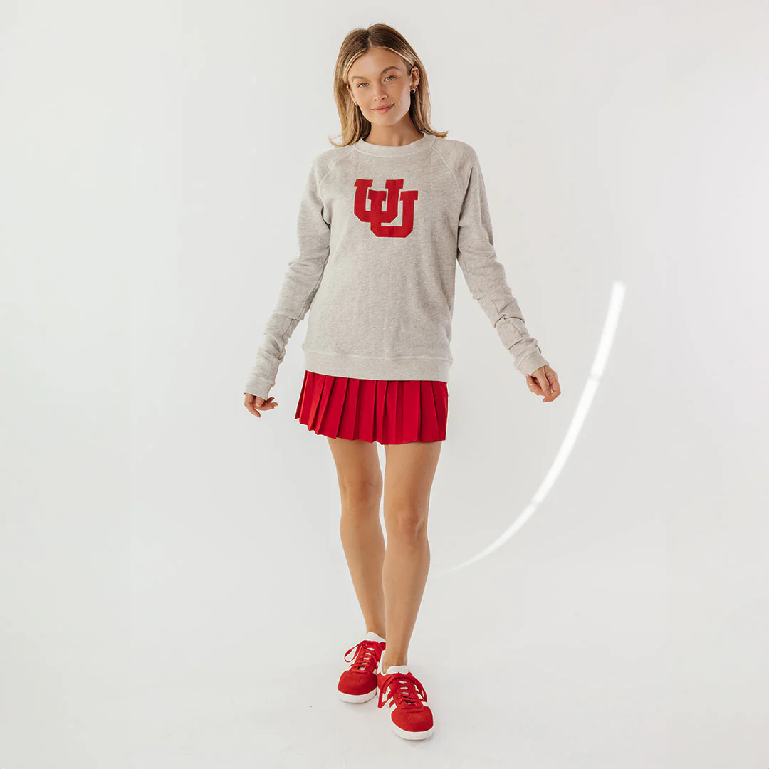 Utah Campus Crew, Heather Grey UU - Image 7