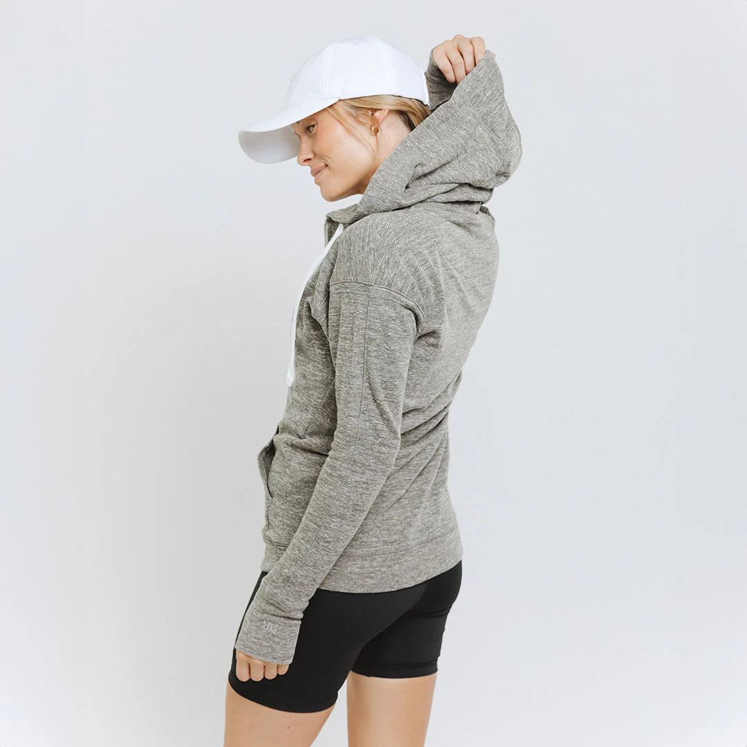 Utah Campus Zip-Up, Heather Grey - Image 4