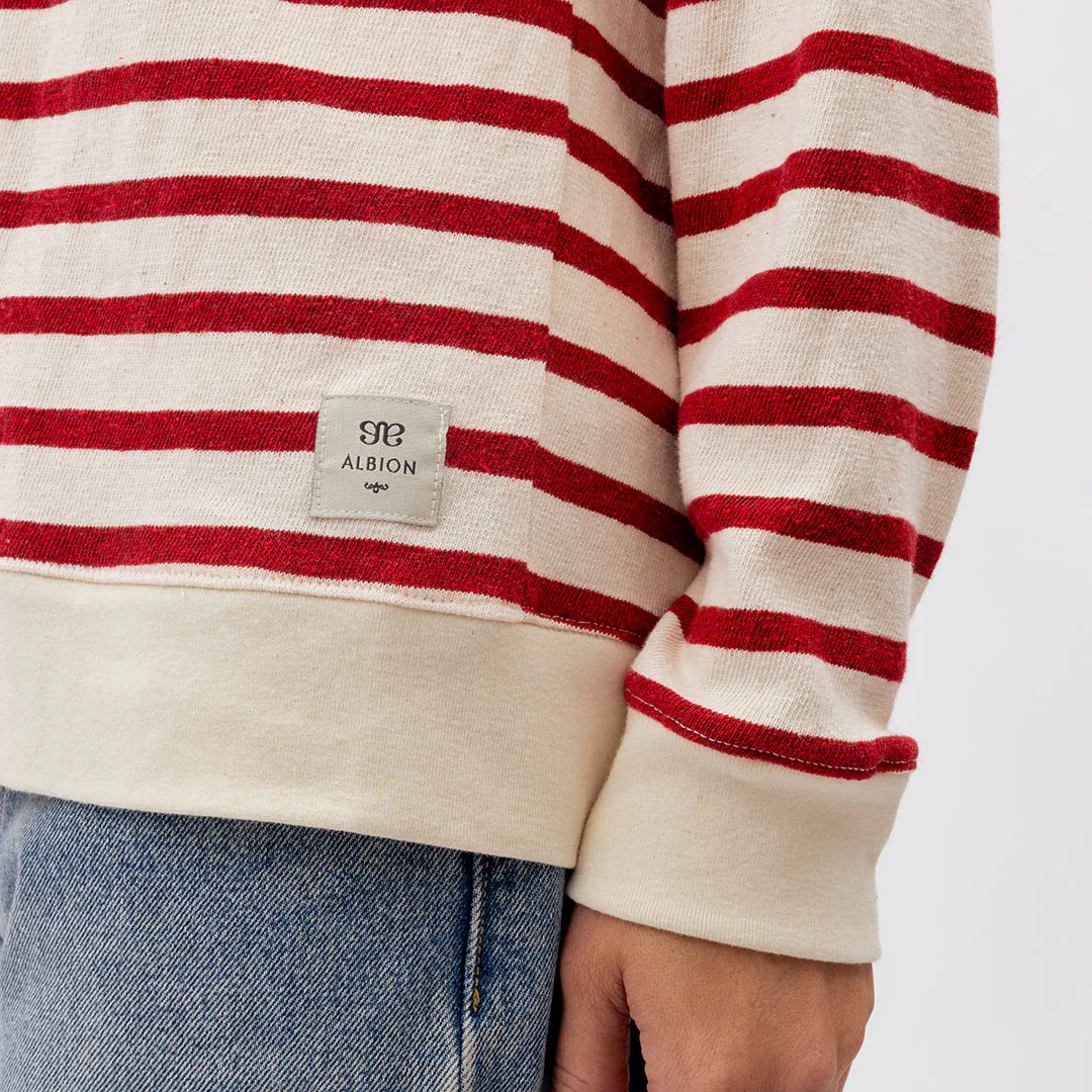 Utah Cardigan, Red Stripe - Image 6