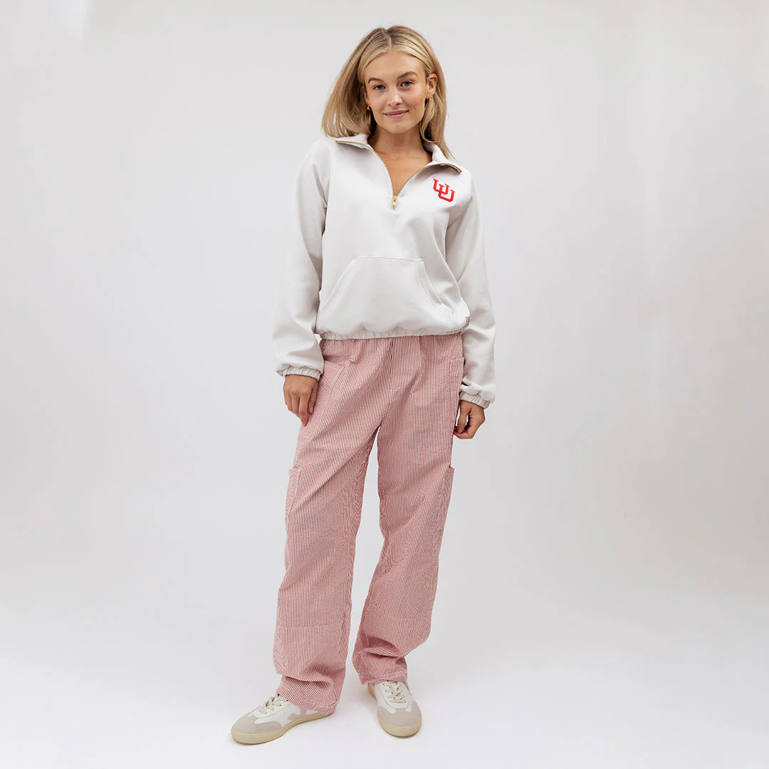 Utah Cinched 1/4 Zip, Tan - Image 6