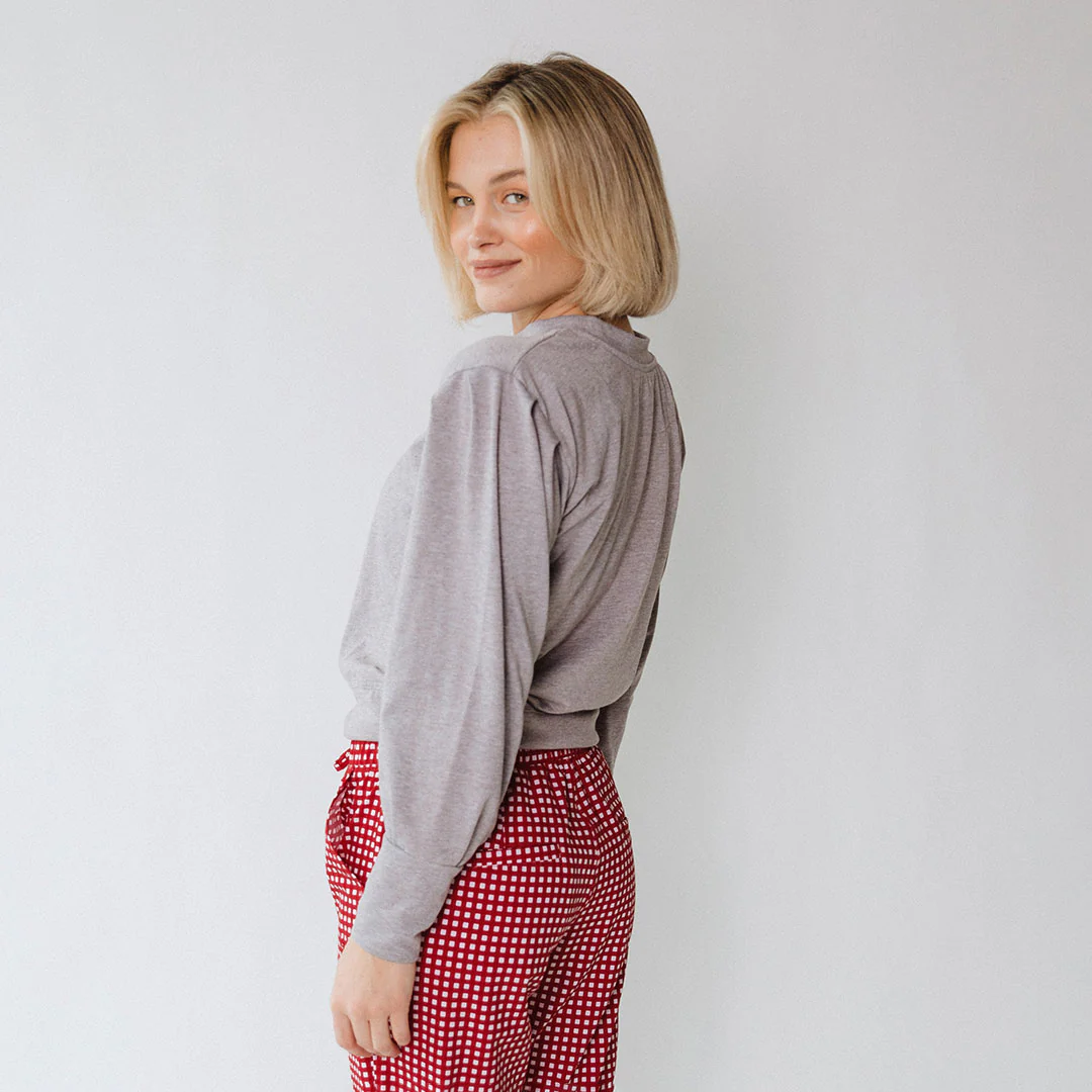 Utah Coco Long Sleeve, Heather Grey - Image 3