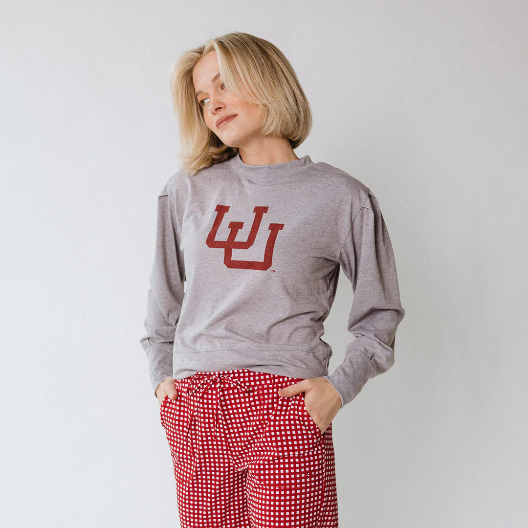Utah Coco Long Sleeve, Heather Grey - Image 4