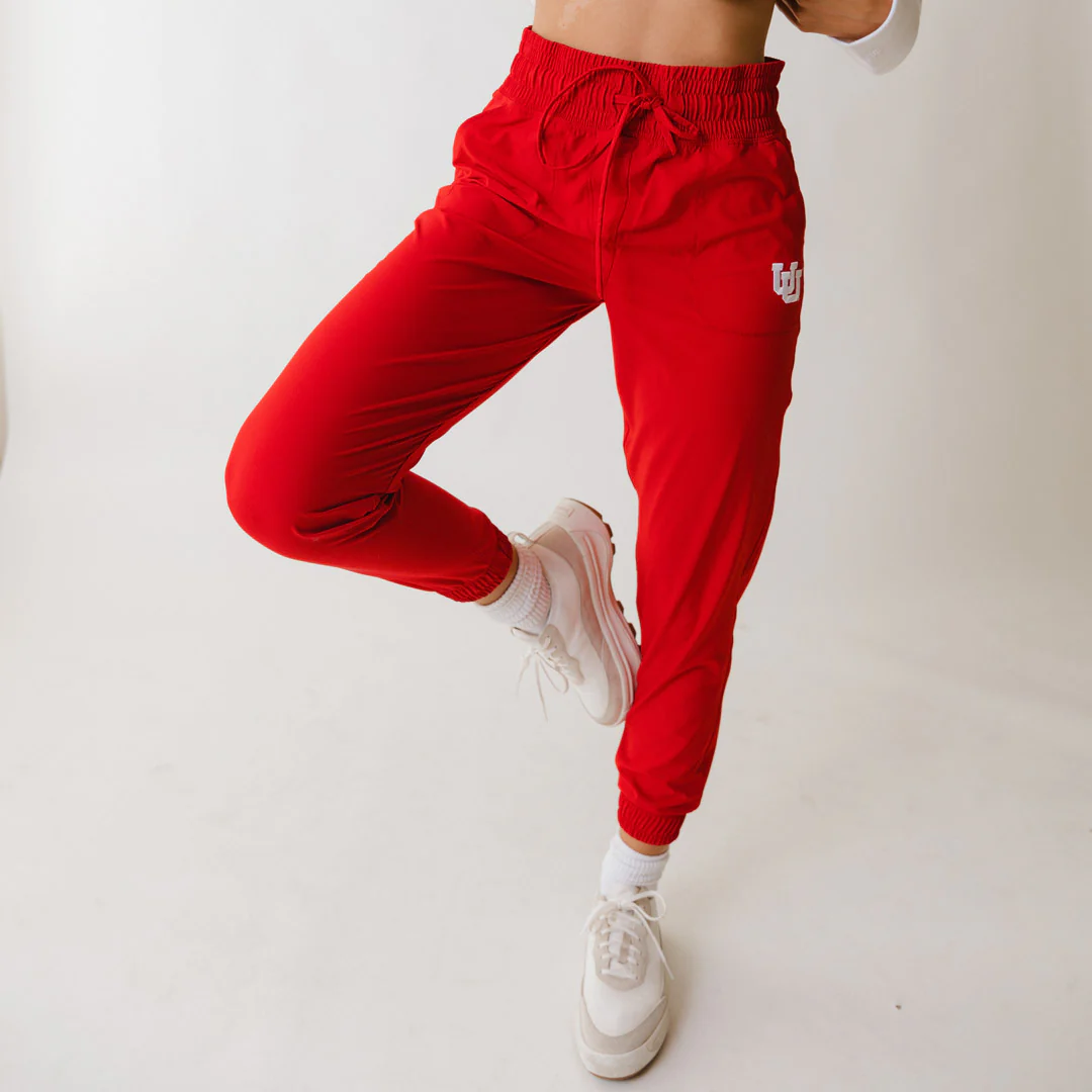 Utah Destination Joggers, Crimson - Image 12