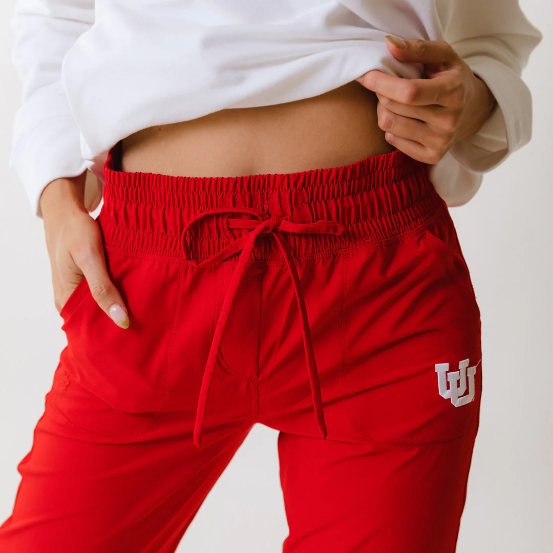 Utah Destination Joggers, Crimson - Image 13