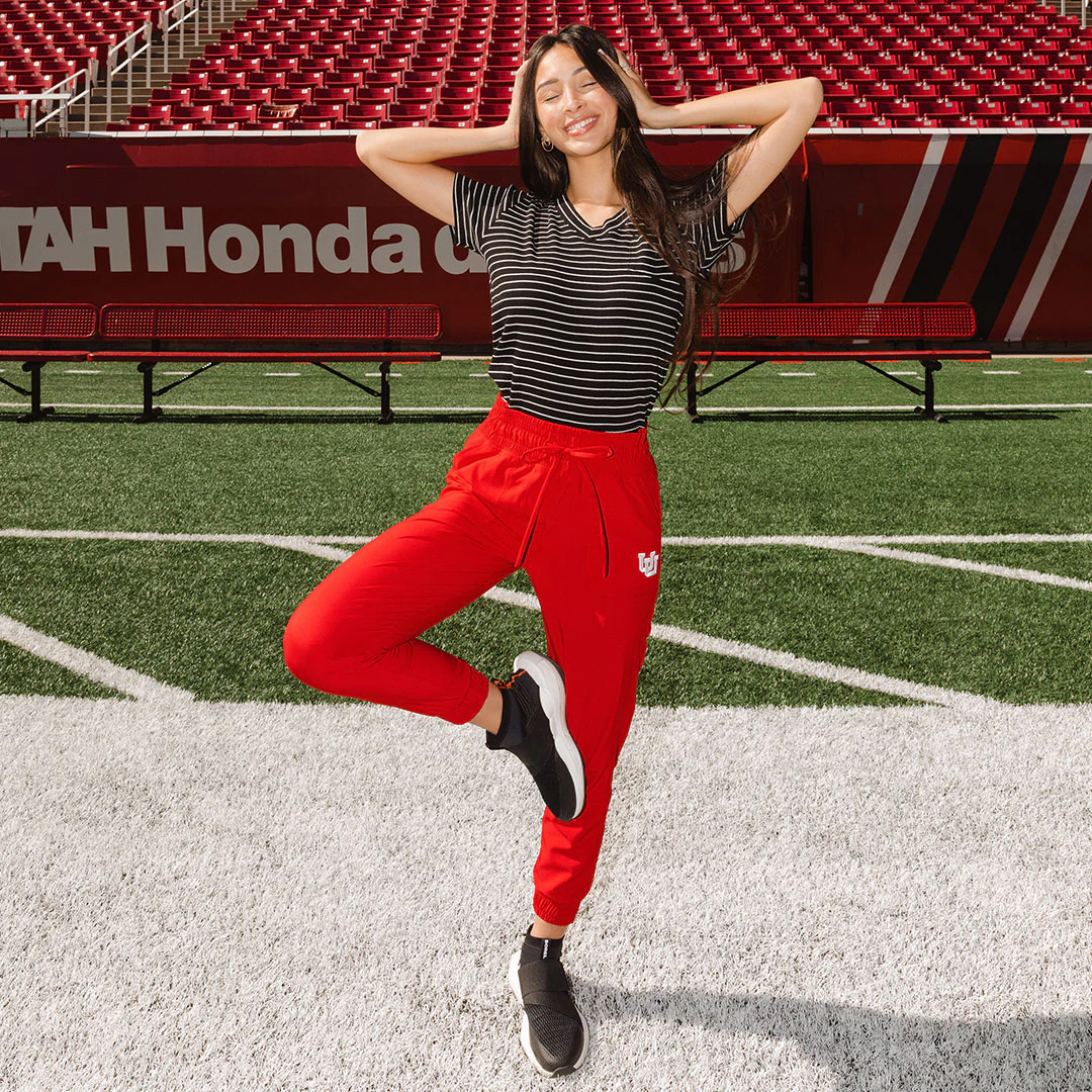 Utah Destination Joggers, Crimson - Image 2