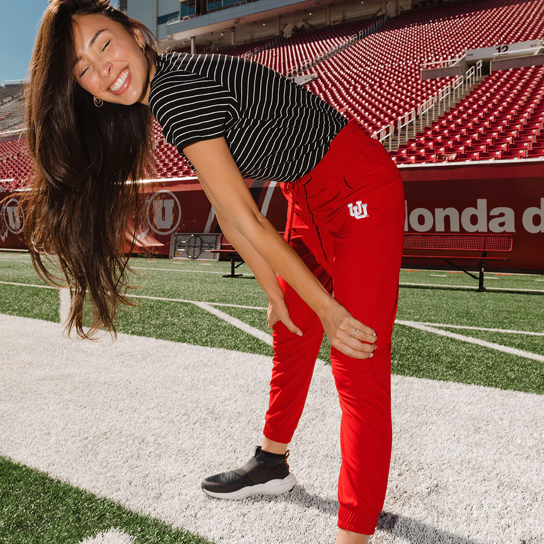Utah Destination Joggers, Crimson - Image 3