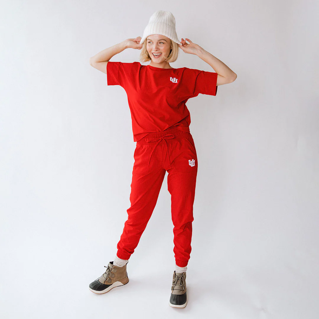 Utah Destination Joggers, Crimson - Image 8