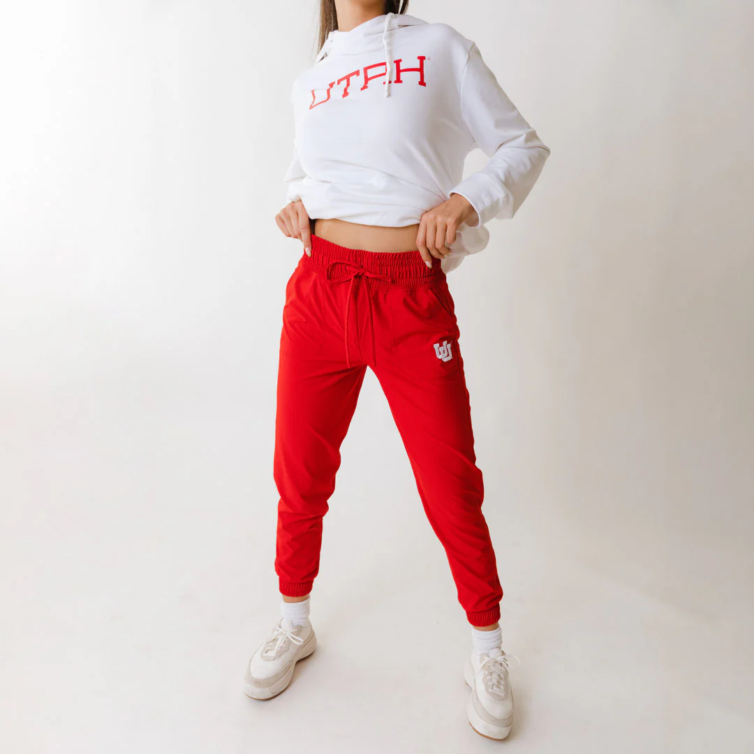 Utah Destination Joggers, Crimson - Image 9