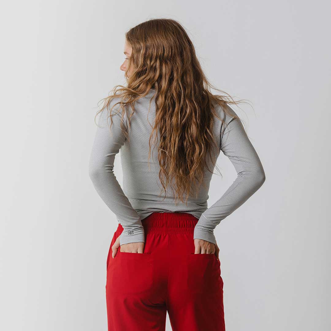 Utah Go Long Crew, Sweet Stripe - Image 10
