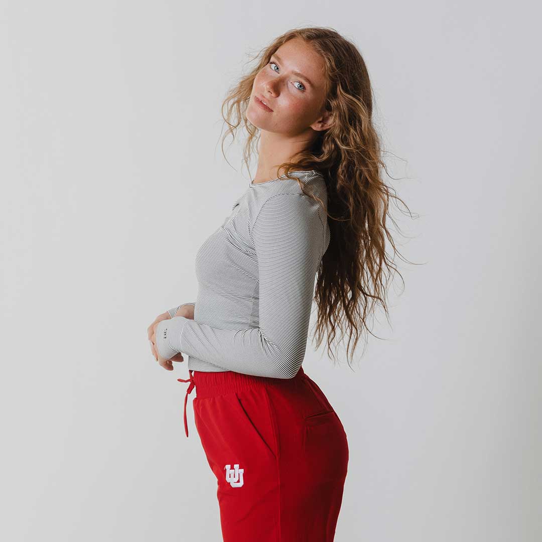 Utah Go Long Crew, Sweet Stripe - Image 8