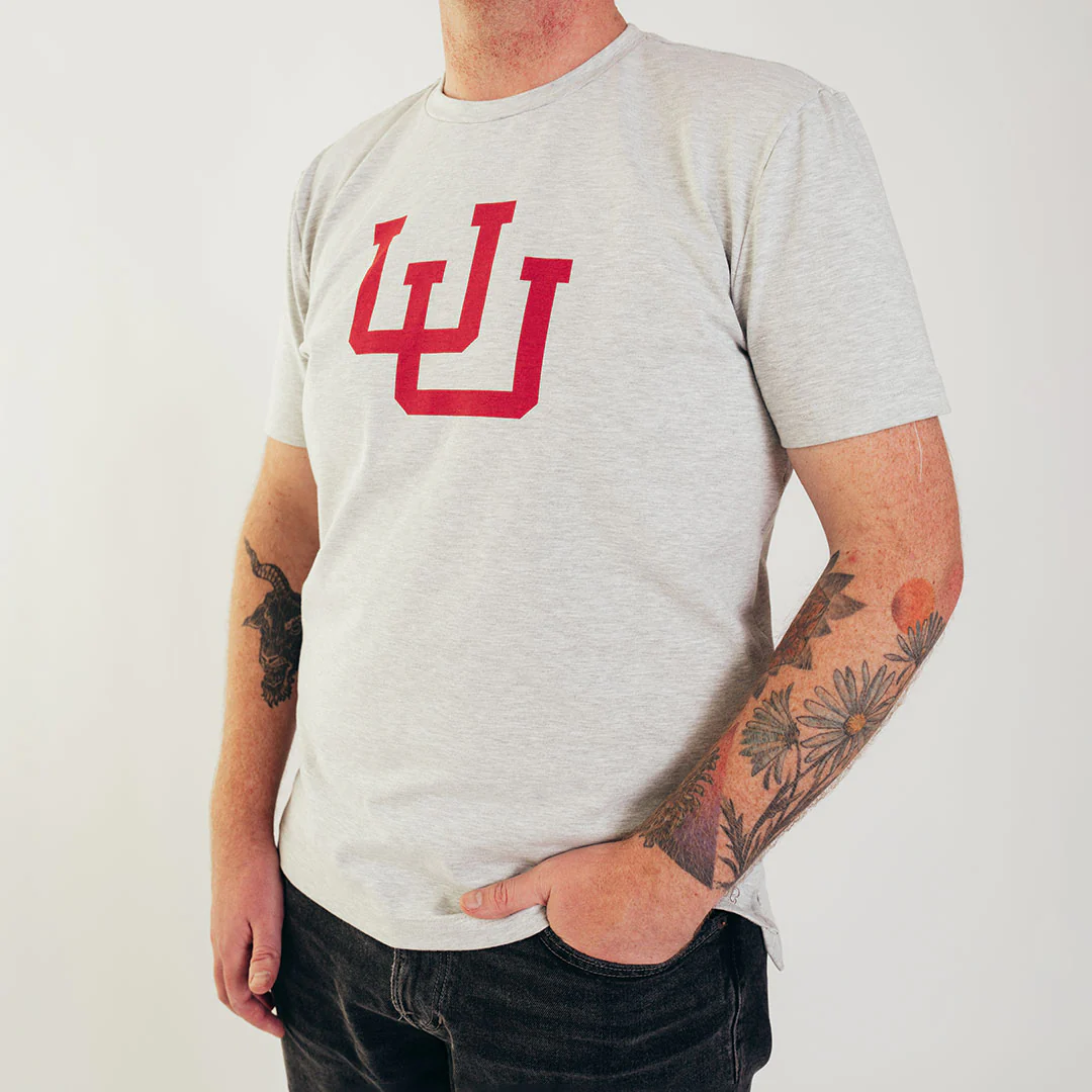 Utah Men's Classic Tee, Heather Grey - Image 6