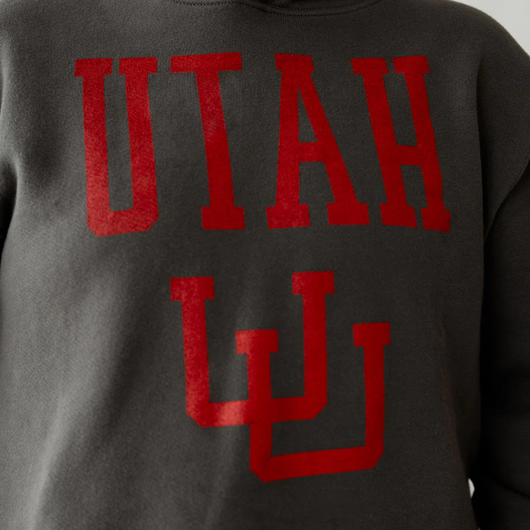 Utah Men's Hoodie, Charcoal - Utah - Image 4