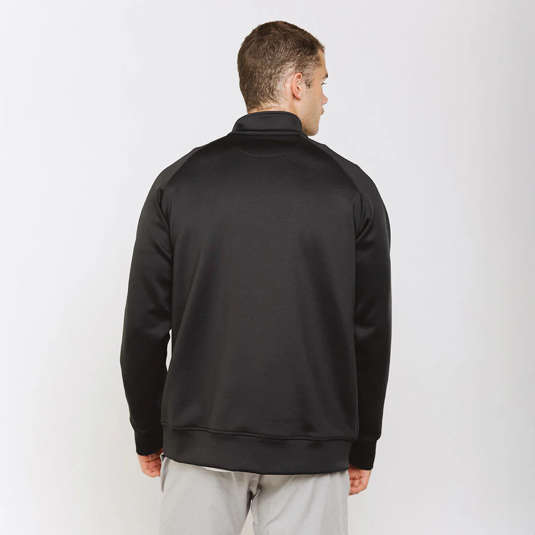Utah Men's Oxford Zip-Up, Black - Image 4