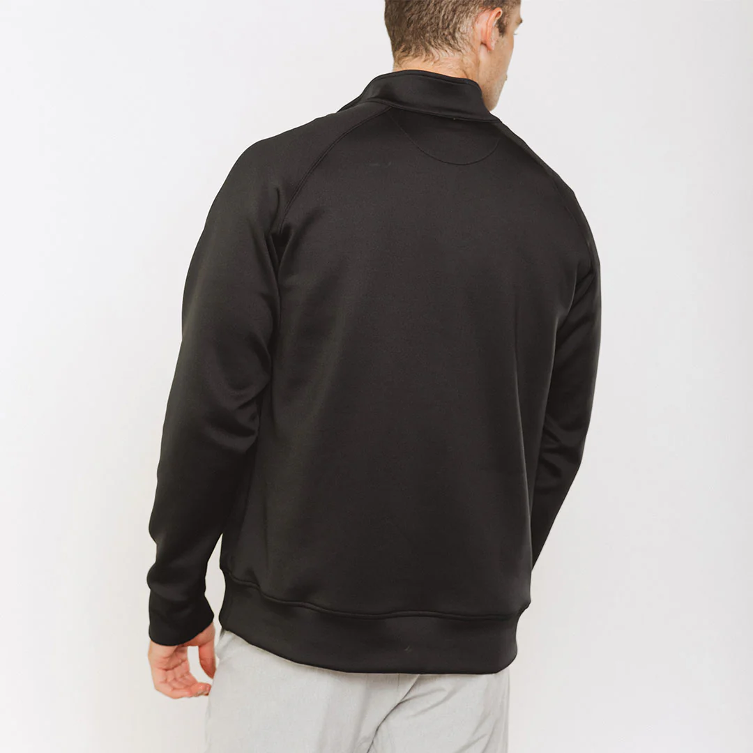 Utah Men's Oxford Zip-Up, Black Feather - Image 7