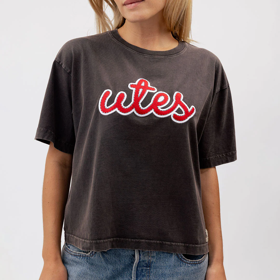 Utah Oversized Tee, Charcoal - Utes - Image 4