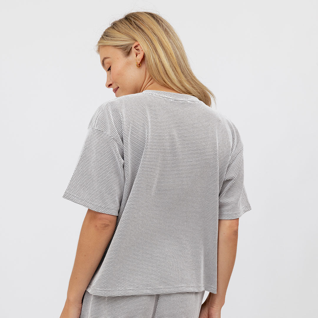 Utah Oversized Tee, Honeycomb - Image 4