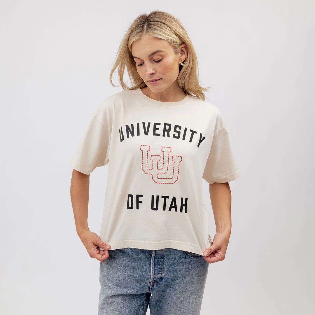 Utah Oversized Tee, Natural - University - Image 3