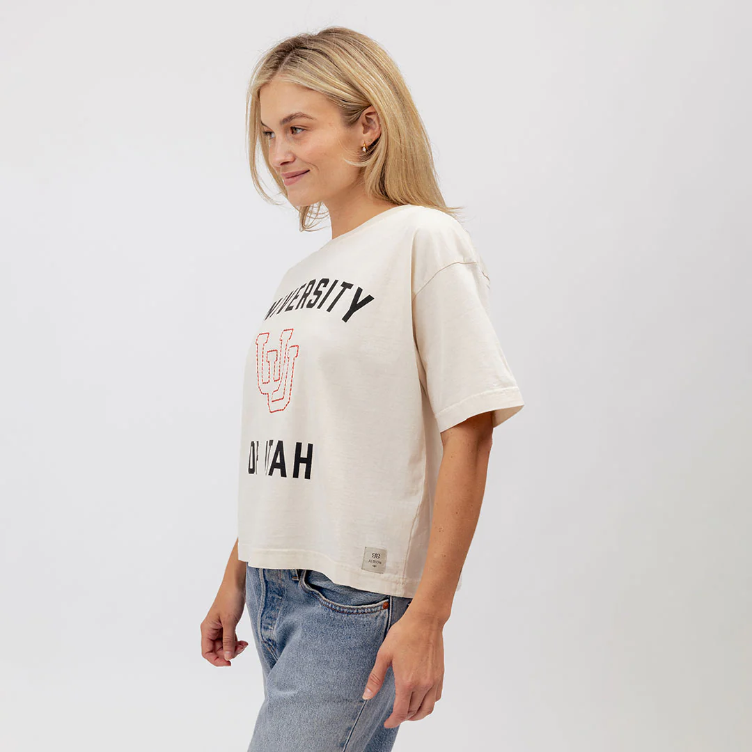Utah Oversized Tee, Natural - University - Image 4